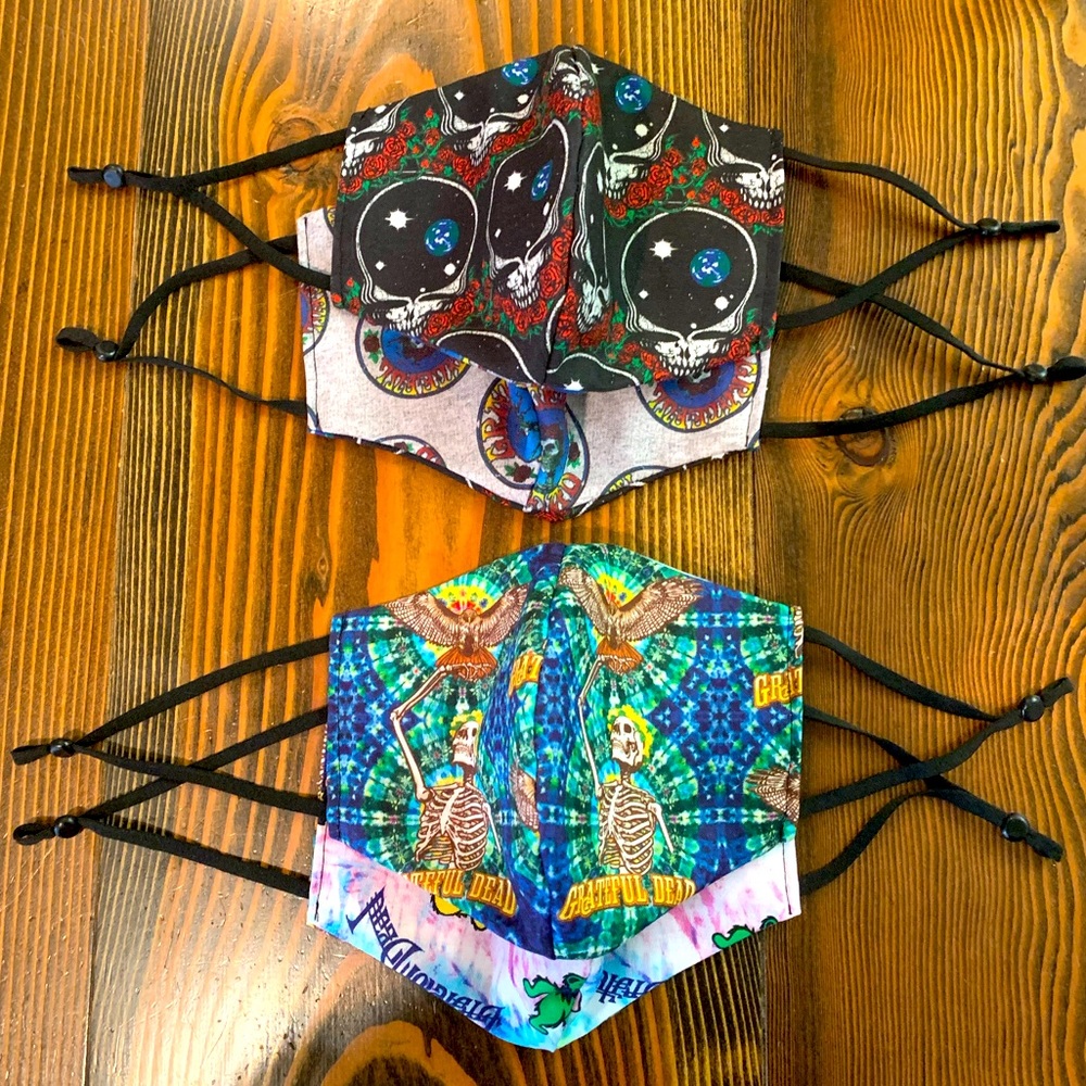 Grateful Dead reversible mask 2 pack (4 looks!)